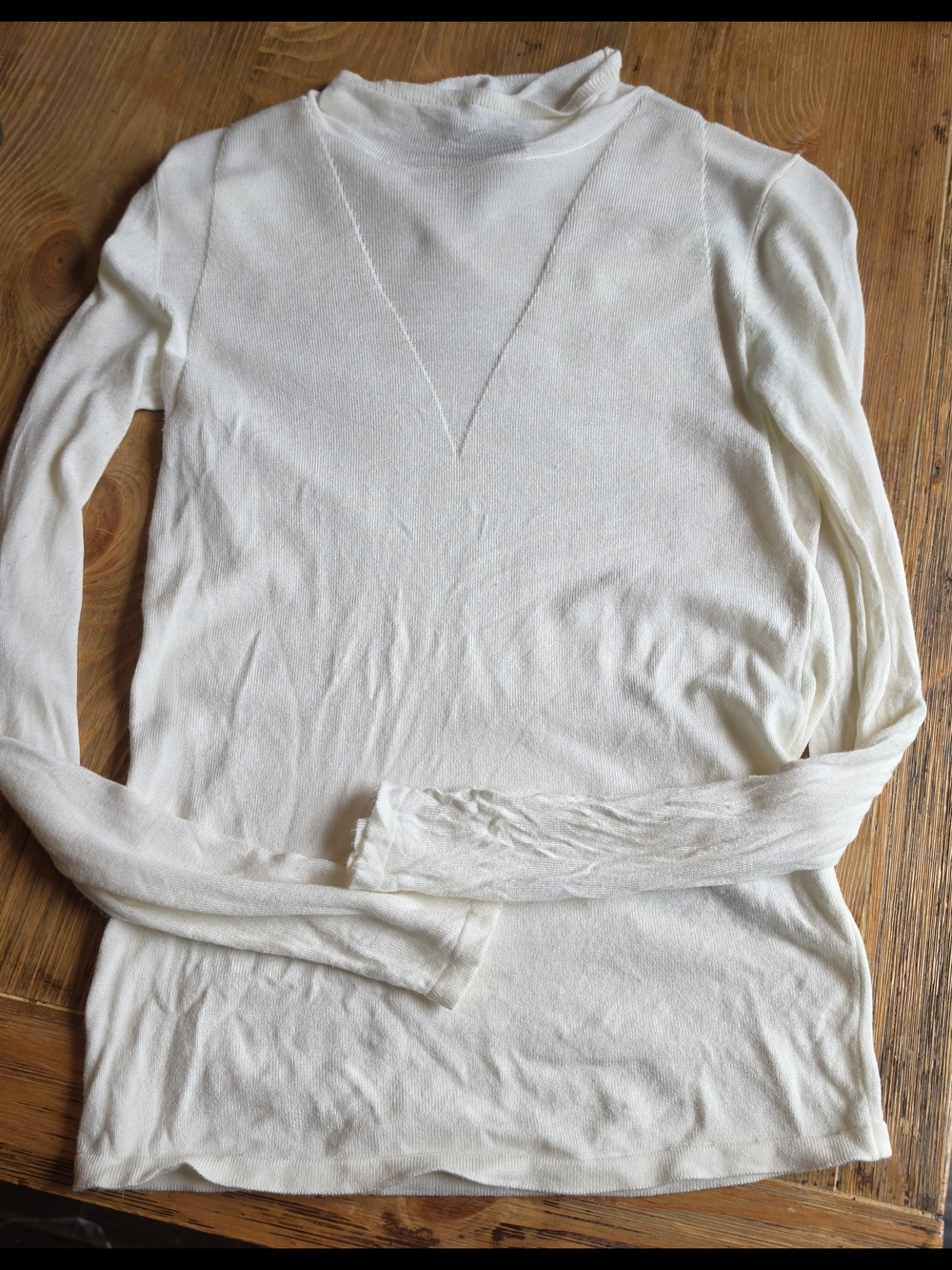 Abercrombie & Fitch Cream Lightweight Cowl Neck Sweater